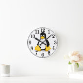 Horloge Ronde Linux Tux Products (Maison)
