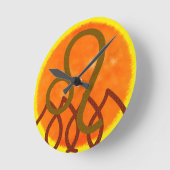 Horloge Ronde Lion (Angle)