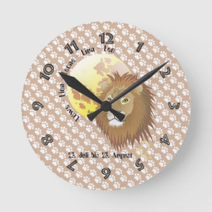 Horloge Ronde Lion du 23 juillet au 22 août