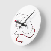 Horloge Ronde Little Devil (Angle)