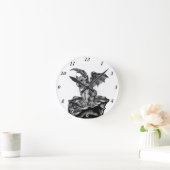 Horloge Ronde Little Golem Gargoyle (Maison)