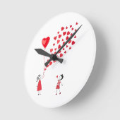 Horloge Ronde Live theme clock (Angle)