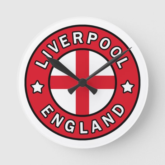 Horloge Ronde Liverpool Angleterre (Recto)