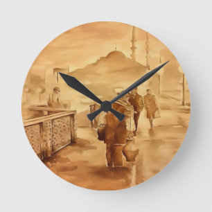 Horloge Ronde Livraison De Yaourts À Istanbul Peinture Ar Histor
