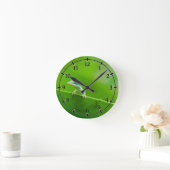 Horloge Ronde Lizard d'Anole verte Rencontre Petite chose mignon (Maison)