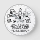 Horloge Ronde Location et vente d'outils Équipement industriel (Recto)