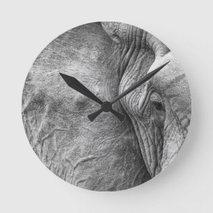 Horloge Ronde L'oeil d'un éléphant