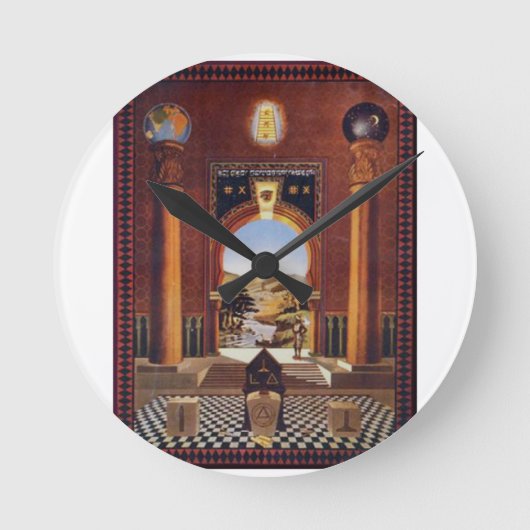 Horloge Ronde Loge maçonnique (Recto)