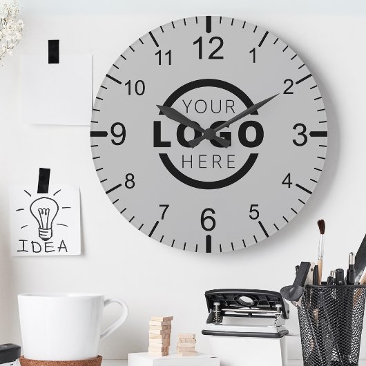 Horloge Ronde Logo de Custom Company