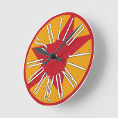 Horloge Ronde Logo de Solid HarmoniE (Angle)