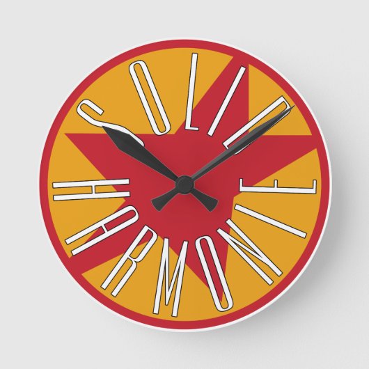 Horloge Ronde Logo de Solid HarmoniE (Recto)