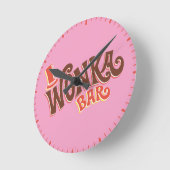 Horloge Ronde Logo de Wonka Bar (Angle)