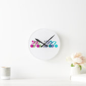 Horloge Ronde Logo du cool Bikers (Maison)