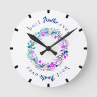 Logo mignon Meilleure Tante Jamais Mot Art