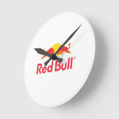 Horloge Ronde logo Red Bull (Angle)