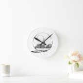 Horloge Ronde Londres dans une boule de verre. (Maison)