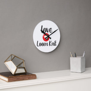Horloge Ronde Loom 2 Loom Knit