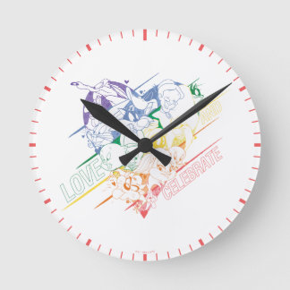 Horloge Ronde LOONEY TUNES™ - Amour et fête