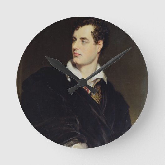 Horloge Ronde Lord Byron after a Portrait painted by Thomas Phil (Recto)