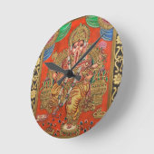 HORLOGE RONDE LORD GANESH HINDU DEITY (Angle)