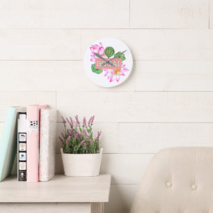 Horloge Ronde Lotus Ikigai