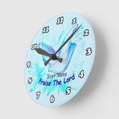 Horloge Ronde Louange l'horloge du Seigneur Christian (Angle)