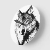 Horloge Ronde Loup (Angle)