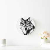 Horloge Ronde Loup (Maison)