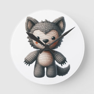 Horloge Ronde Loup-garou au crochet