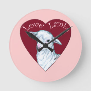 Horloge Ronde Love Lambs