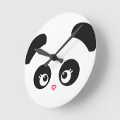 Horloge Ronde Love Panda (Angle)