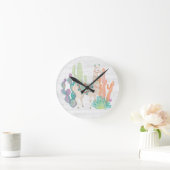 Horloge Ronde Lovely Llamas II (Maison)