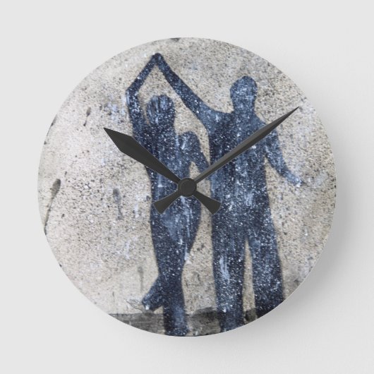 Horloge Ronde Lovers dancing (Recto)