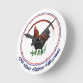 Horloge Ronde LP Black Copper Marans (Angle)