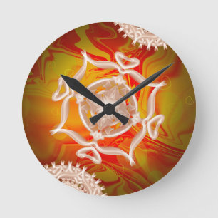 Horloge Ronde Lumière dans mon coeur