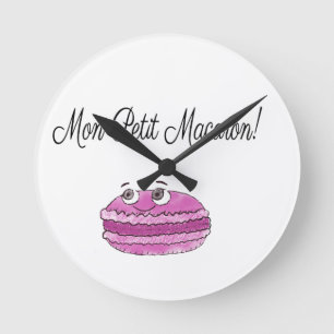 Horloge Ronde Lundi petit Macaron