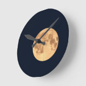 Horloge Ronde Lune Fendue (Angle)