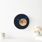 Horloge Ronde Lune Fendue (Maison)