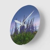 Horloge Ronde Lupins (Angle)