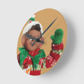 Horloge Ronde Lutin (Angle)