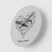 Horloge Ronde Luv (Angle)