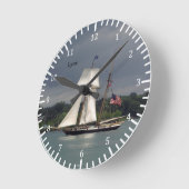 Horloge Ronde Lynx clock (Angle)