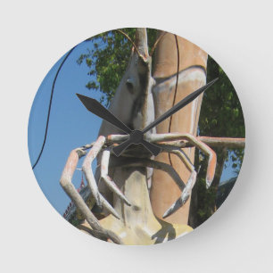 Horloge Ronde M. Crustacean AKA Tête de homard ... Enfer bouddhi