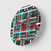 Horloge Ronde Ma conception de Maze Carré (Angle)