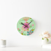 Horloge Ronde Ma petite princesse Design de XOXO (Maison)