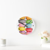 Horloge Ronde Macarons (Maison)