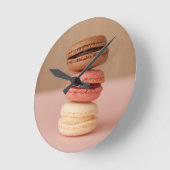 Horloge Ronde Macarons (Angle)