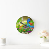 Horloge Ronde Macaw Parrot (Maison)
