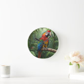 Horloge Ronde Macaw Parrot (Maison)