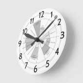 Horloge Ronde Machine de temps (Angle)